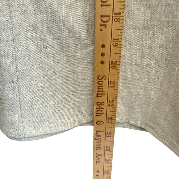 NWT Dana Buchman 100% Linen Straight & Pencil Skirt Women's 12 Beige Modern - Picture 3 of 8